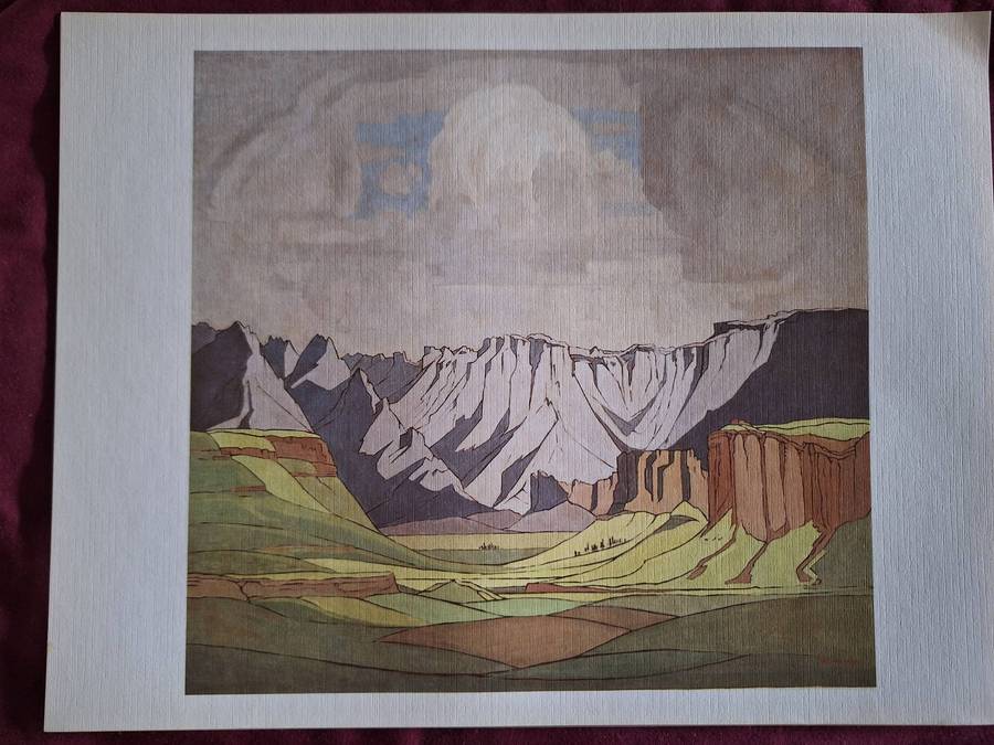 Set of 4/PIERNEEFSKILDERYE/Afdrukke met toestemming van Marita J Pierneef/ Limited - SAR collection.