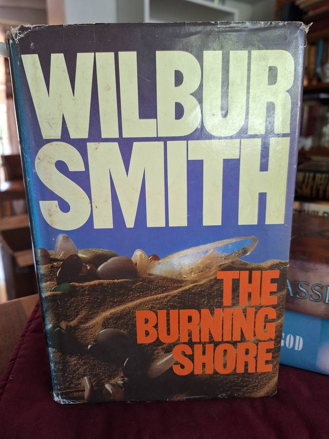 WILBUR SMITH - Ensemble of 3/Assegai,the burning shore and river god. first editions