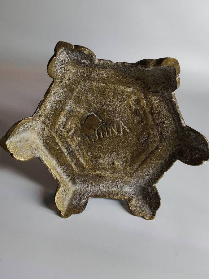 Vintage Antique Pagoda Incense burner China Brass