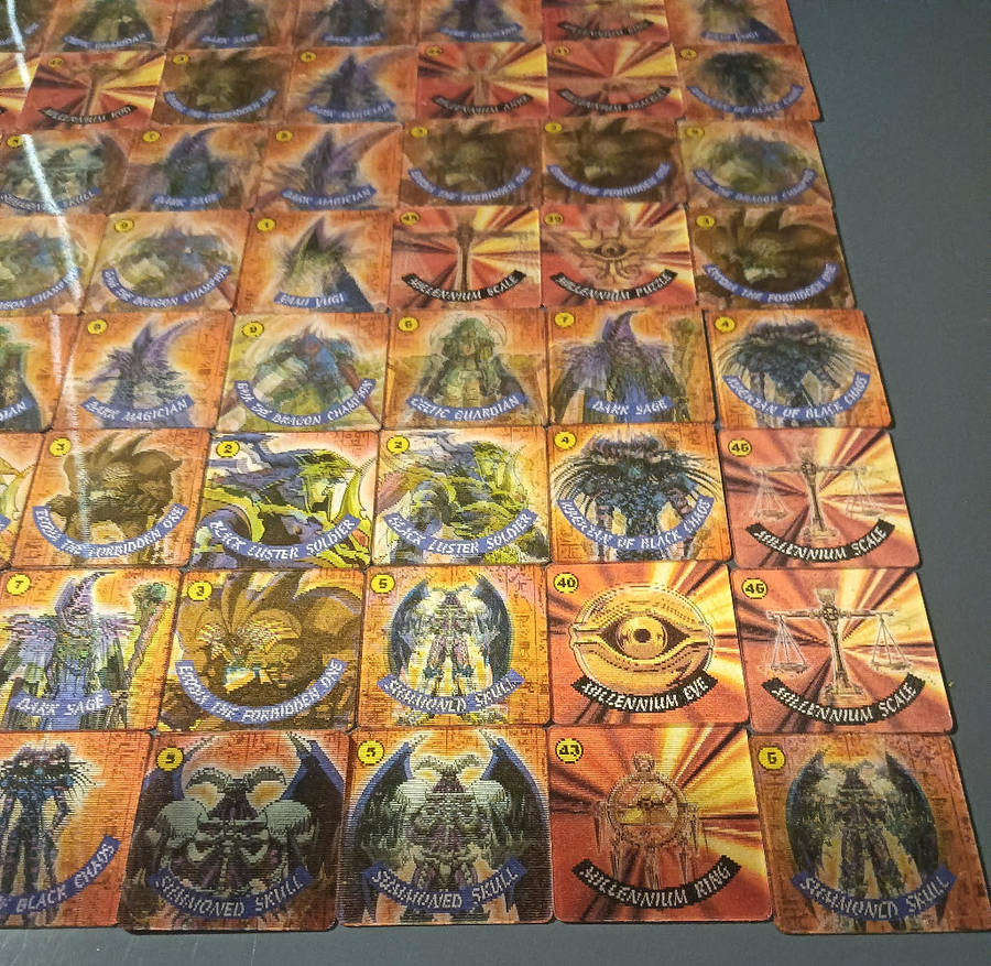 100x Yu-Gi-Oh Tazos Lot1