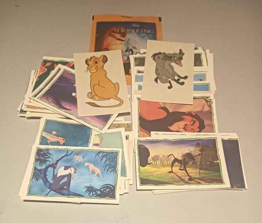 Lion king Panini Stickers x80 +1 Sticker Packet