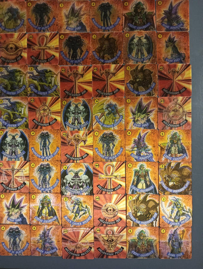 100x Yu-Gi-Oh Tazos Lot 2