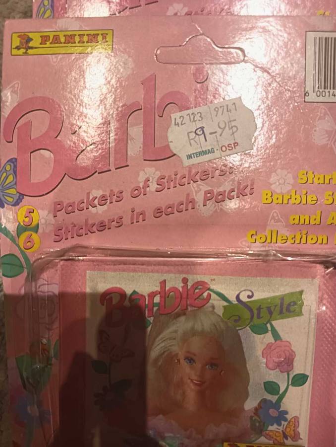 Barbie Style Sticker Packs X16