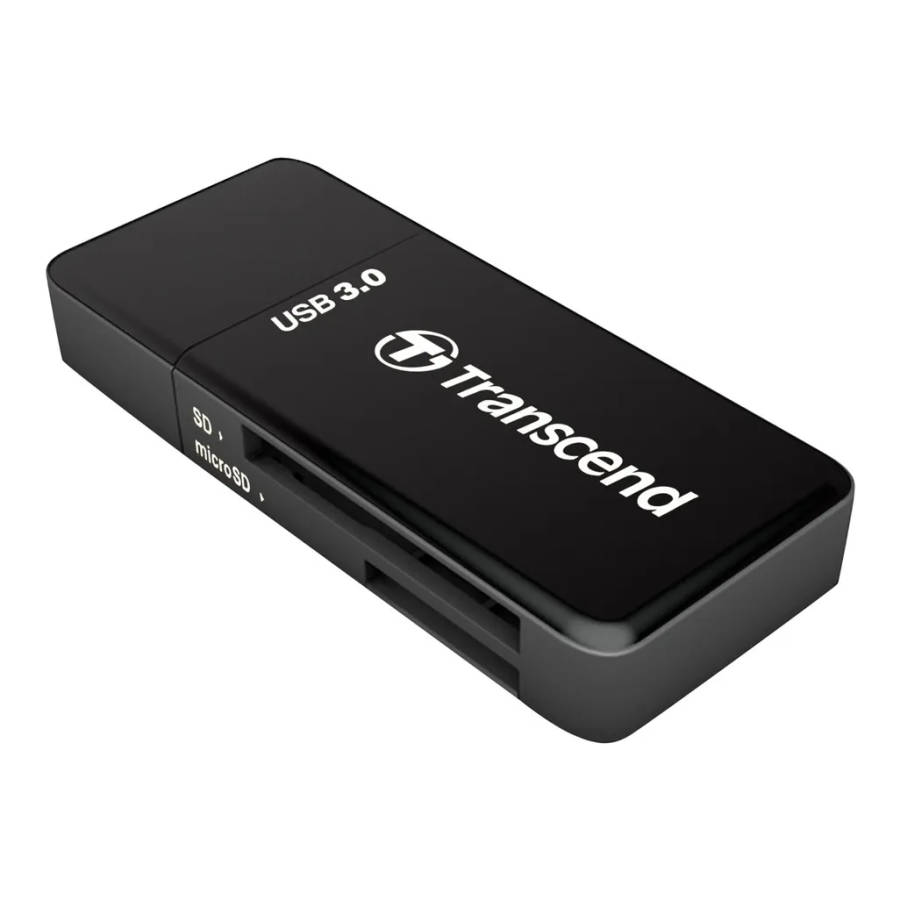 Transcend Card Reader - RDF5K - SD and MicroSD USB3.0 Memory Card Reader