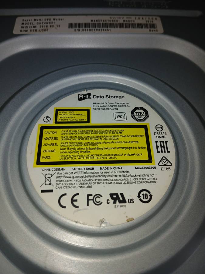 LG GH24NSD1 Internal SATA DVD Writer