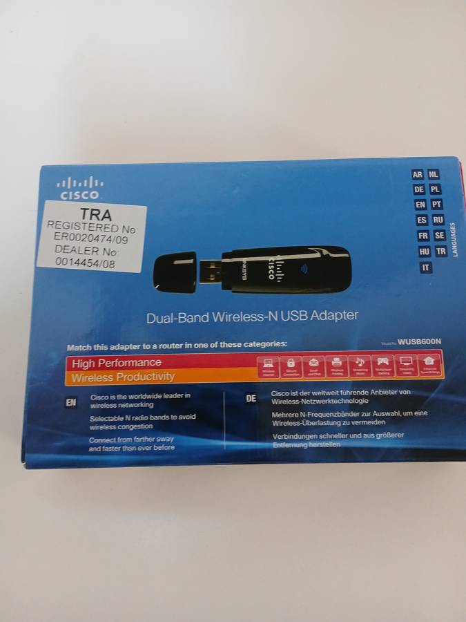 CISCO Dual-Band Wireless-N USB Adapter