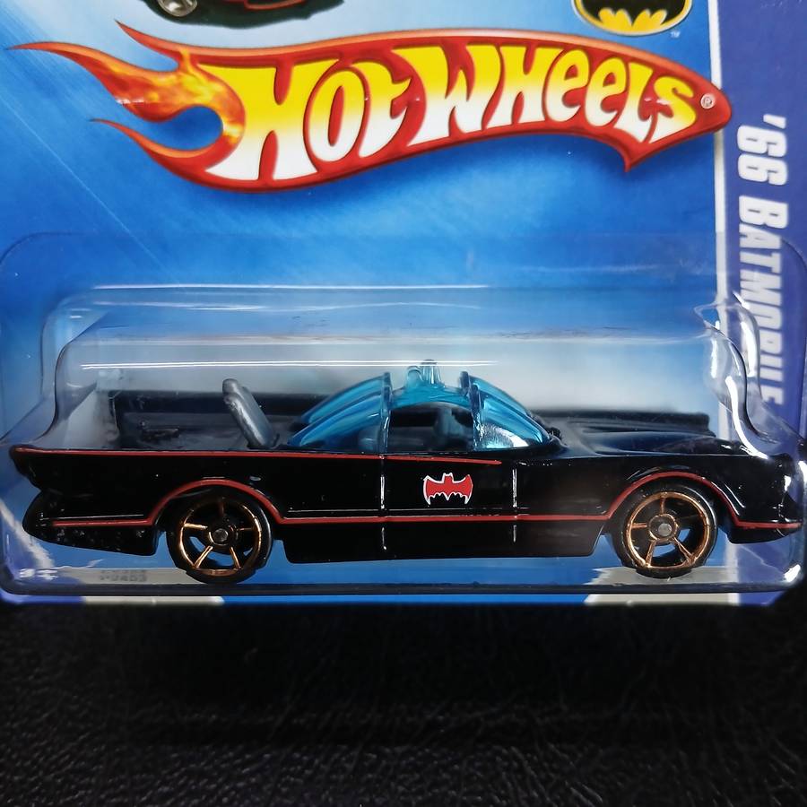 Hot Wheels '66 Batmobile "Faster than Ever wheels" Rare Short Card