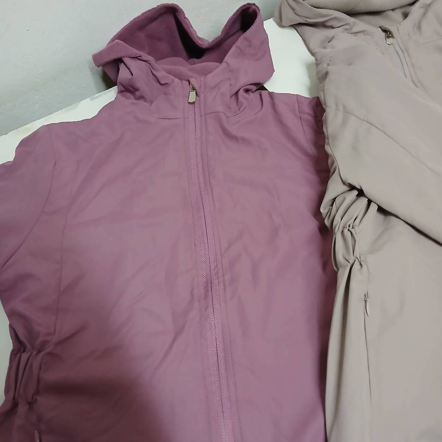 Two maxed Fleece-lined Hoodie jackets