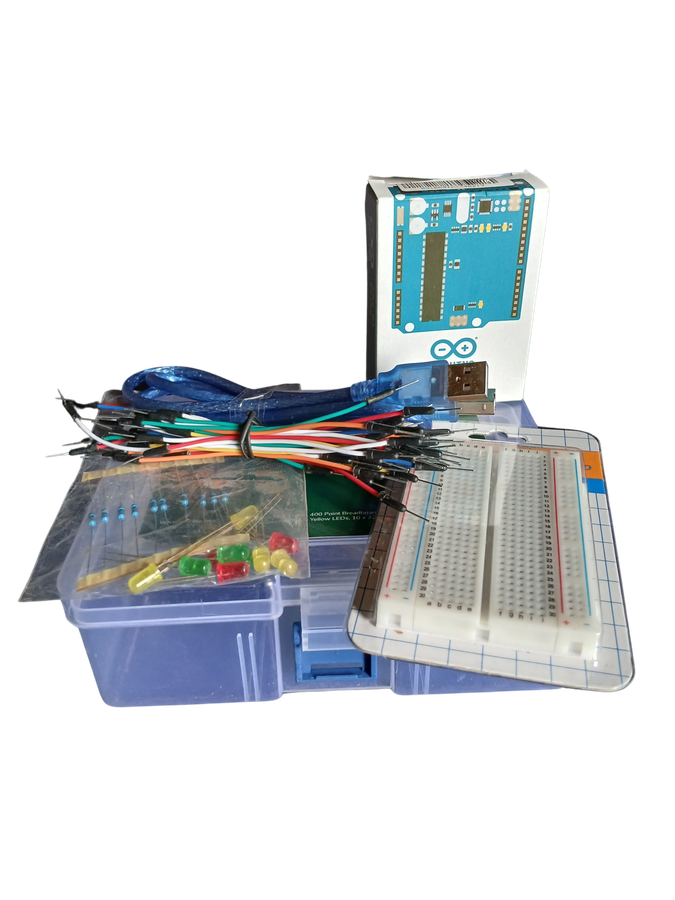 Arduino Uno Rev3 & breadboard and wires