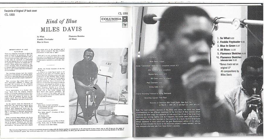 Miles Davis - Kind Of Blue CD