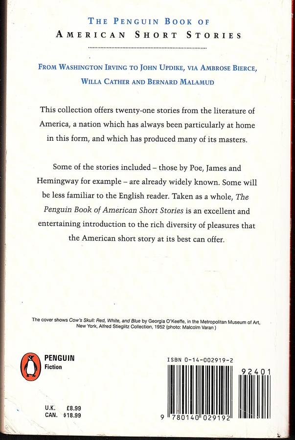 The Penguin Book of American Short Stories - James Cochrane (Ed.)