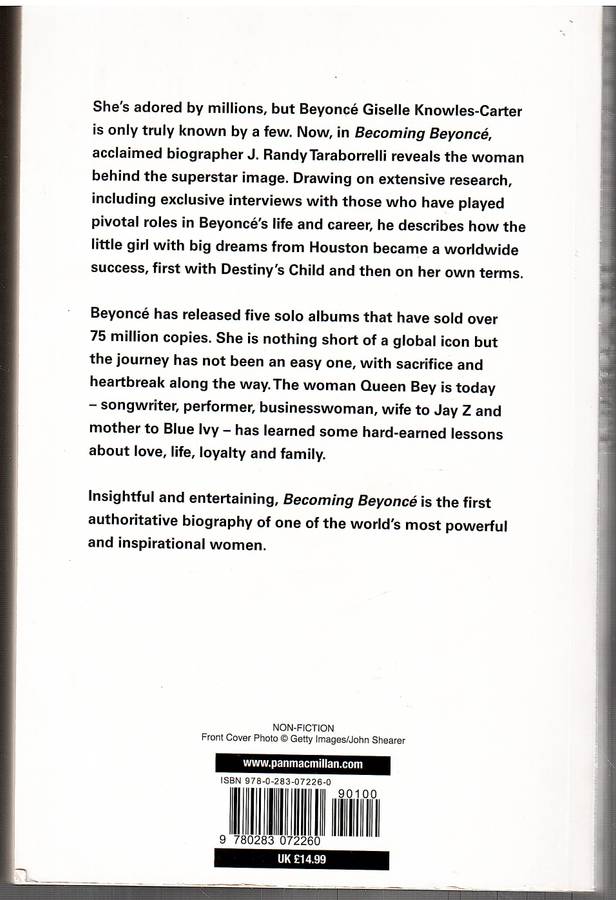 Becoming Beyonce: The Untold Story - J Randy Taraborrelli