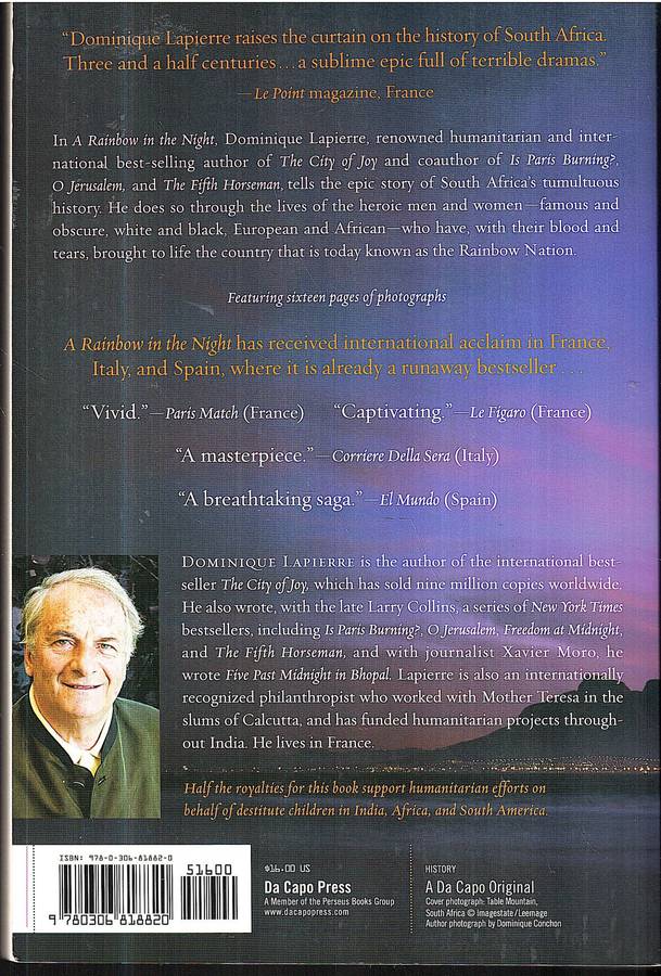 A Rainbow in the Night: The Tumultuous Birth of South Africa - Dominique Lapierre