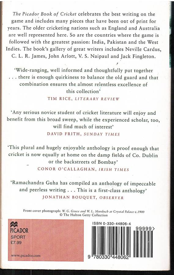 The Picador Book of Cricket - Ramachandra Guha (Ed.)