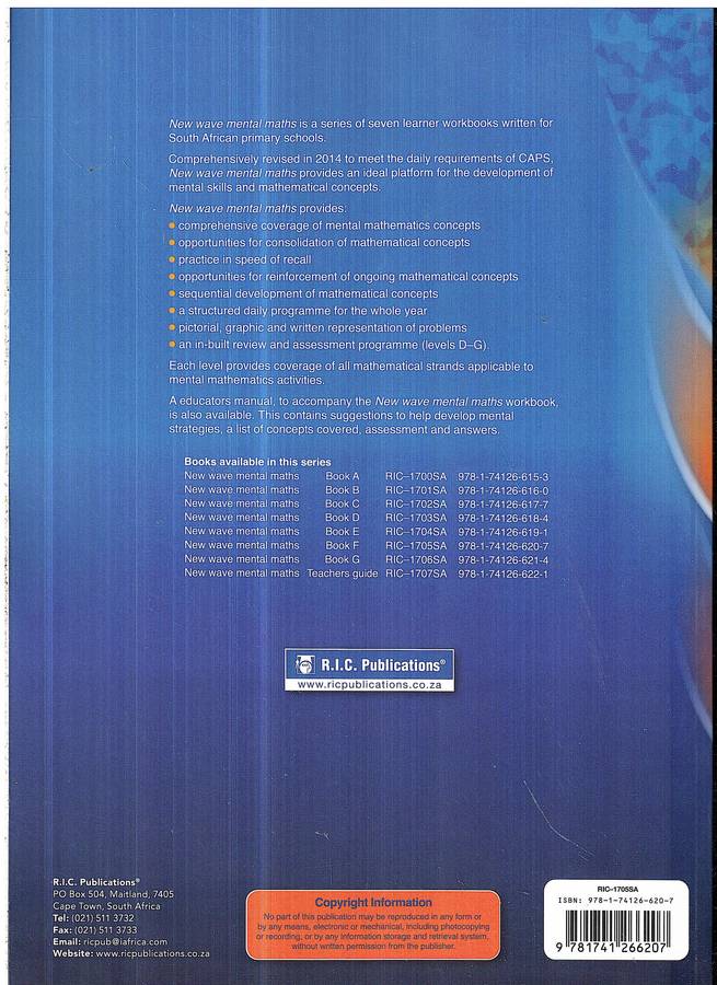 New Wave Mental Maths Book F - Eddy Krajcar