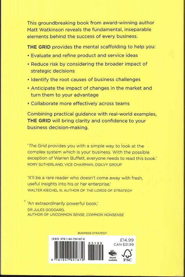The Grid: The Decision-making Tool for Every Business (Including Yours) - Matt Watkinson