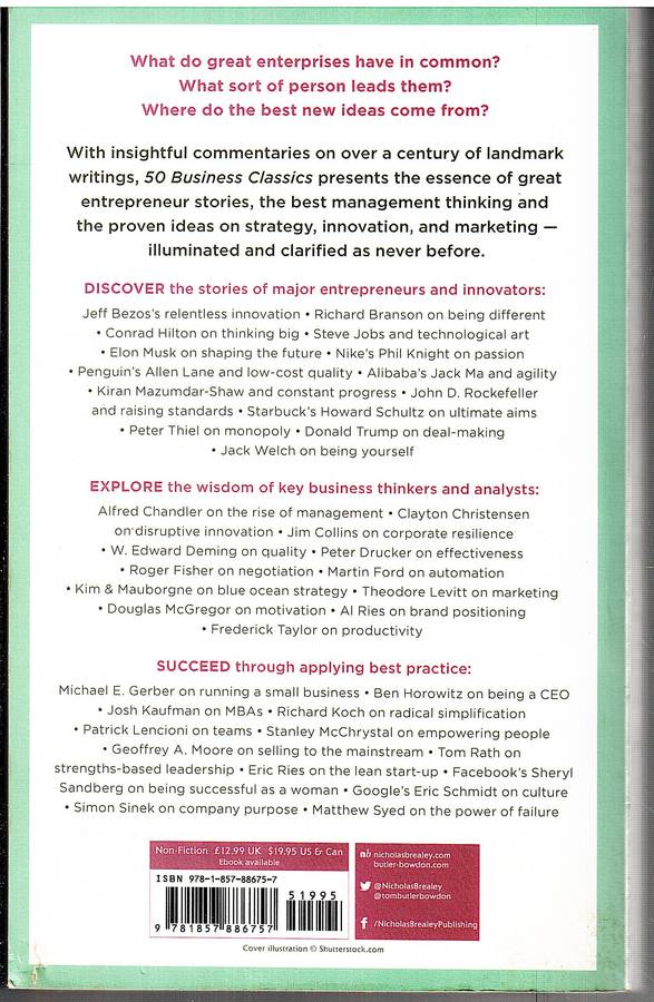 50 Business Classics: The Greatest Books Distilled - Tom Butler-Bowdon