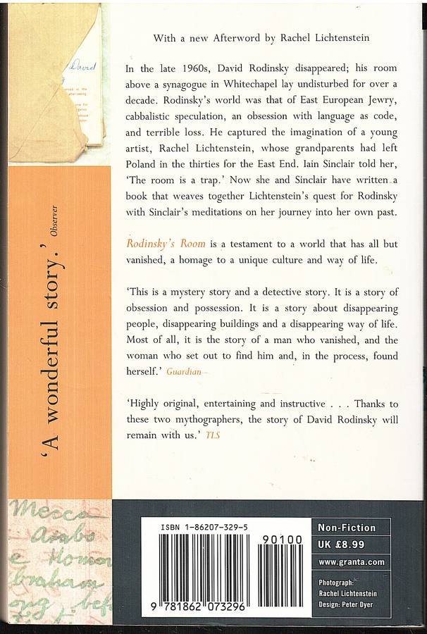 Rodinsky's Room - Rachel Lichtenstein & Iain Sinclair