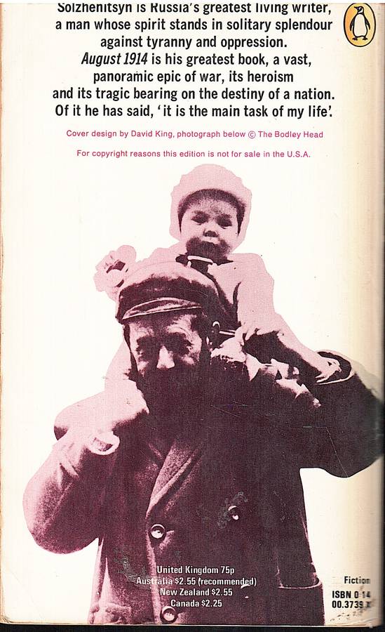 August 1914 - Alexander Solzhenitsyn