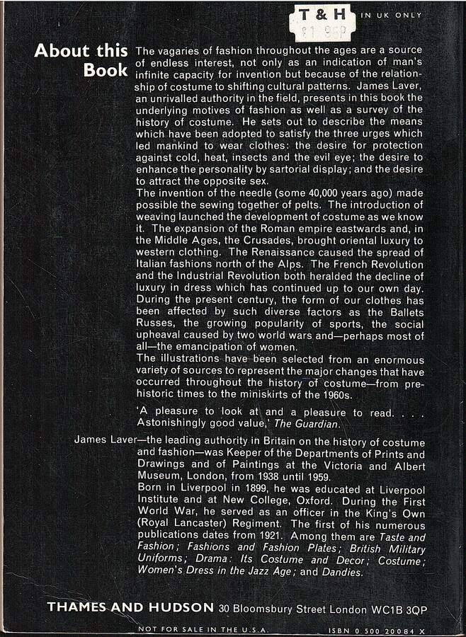 A Concise History of Costume - James Laver
