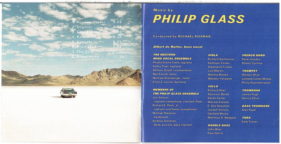 Philip Glass - Koyaanisqatsi (Music composed for the film by Godfrey Reggio) CD