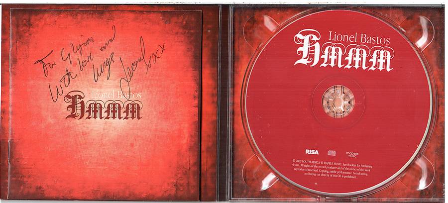Lionel Bastos - Hmmm CD Digipak [Inscribed by the artist]