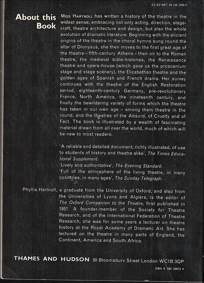 A Concise History of the Theatre - Phyllis Hartnoll