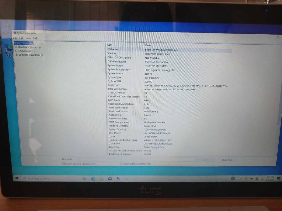 Ilife touchscreen laptop