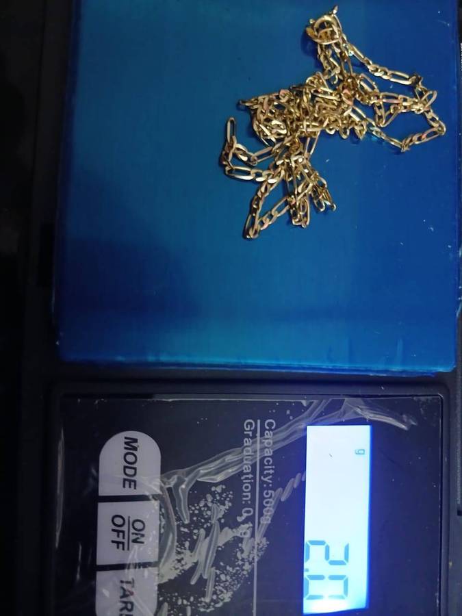 9ct gold womans necklace