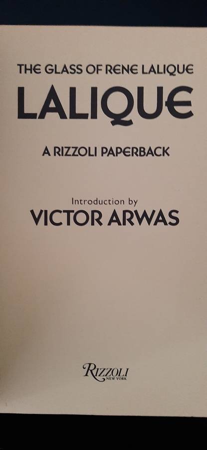 Victor Arwas. Lalique