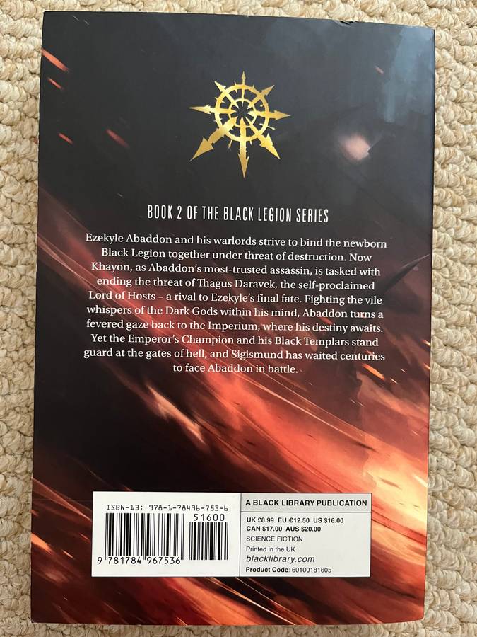 Warhammer 40K Black Legion PB