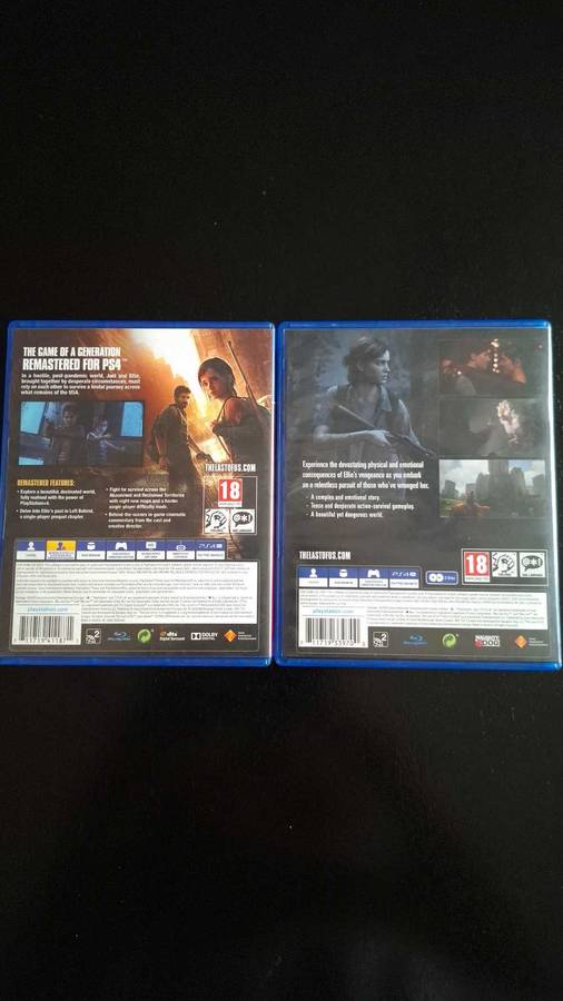 Last Of Us Part 1 and 2 Combo