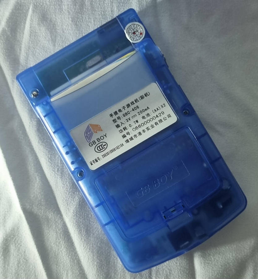 Gb boy colour game console (Boxed)