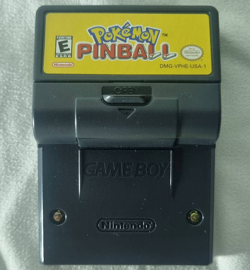 Pokémon Pinball Gameboy Color Game Cartridge