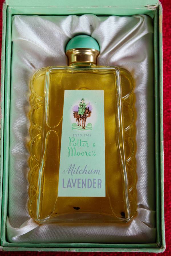 Vintage Potter & Moore Mitcham Lavender Perfume in Box