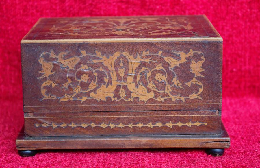Wooden Cigarette Box - Possibly POW
