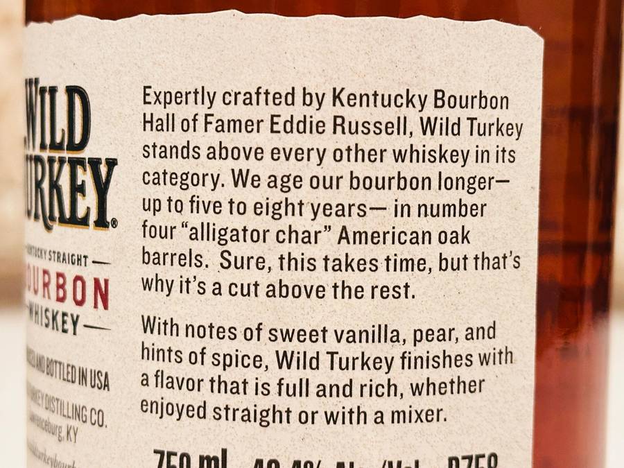 Wild Turkey Kentucky Straight Bourbon