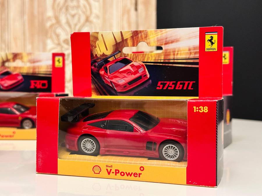 Complete Set of Vintage Ferrari Collectable Model Cars In Original Box