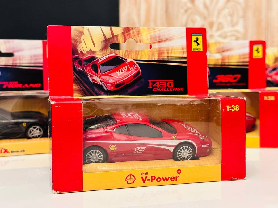 Complete Set of Vintage Ferrari Collectable Model Cars In Original Box