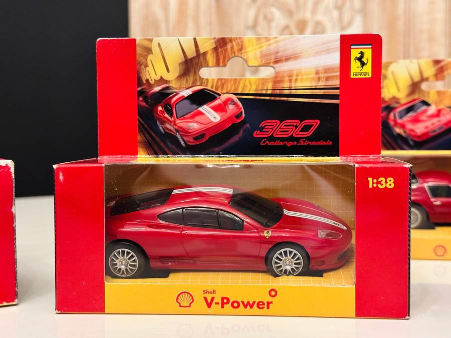 Complete Set of Vintage Ferrari Collectable Model Cars In Original Box