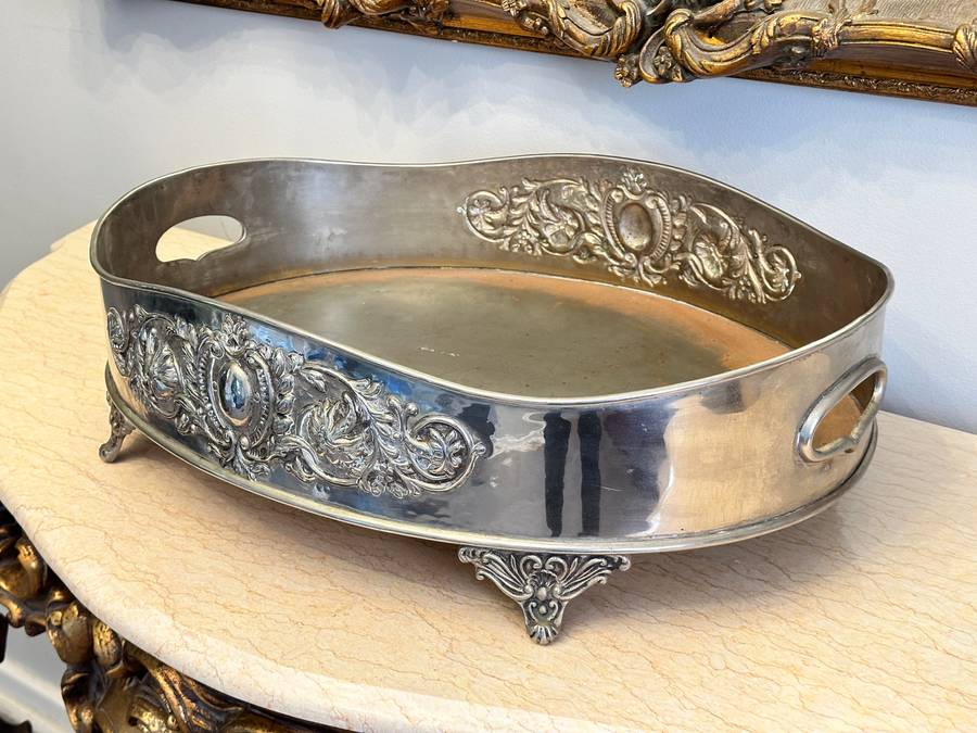 Beautiful Ornate Vintage Tray ( Large )