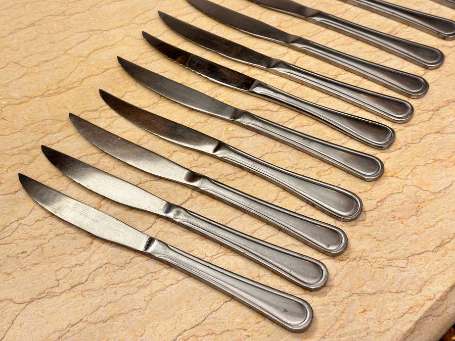 Stainless Steel Steak Knives Set of 12