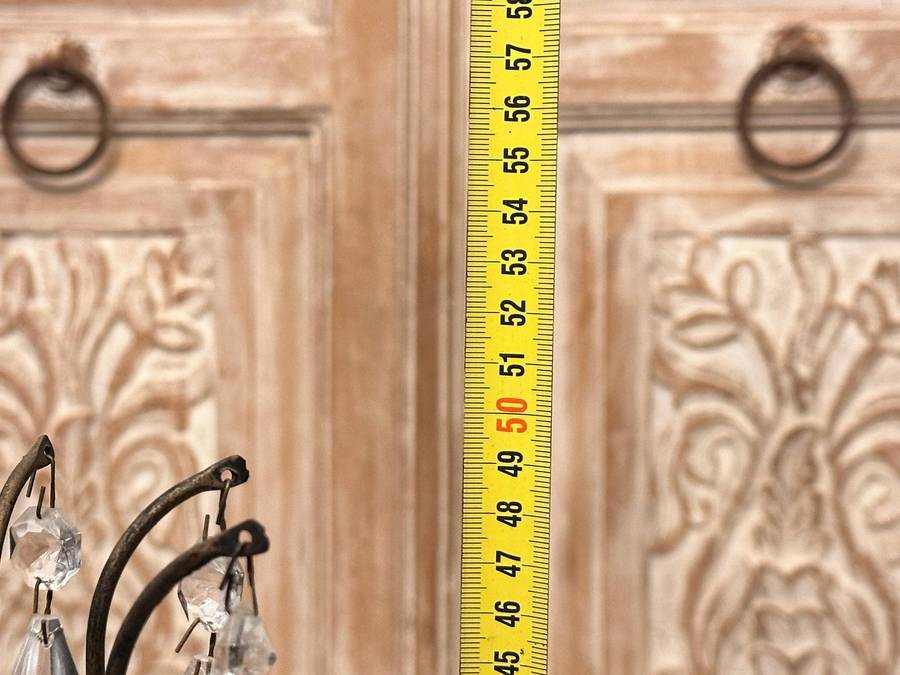 Vintage Exquisite Large Crystal Statement Candelabra