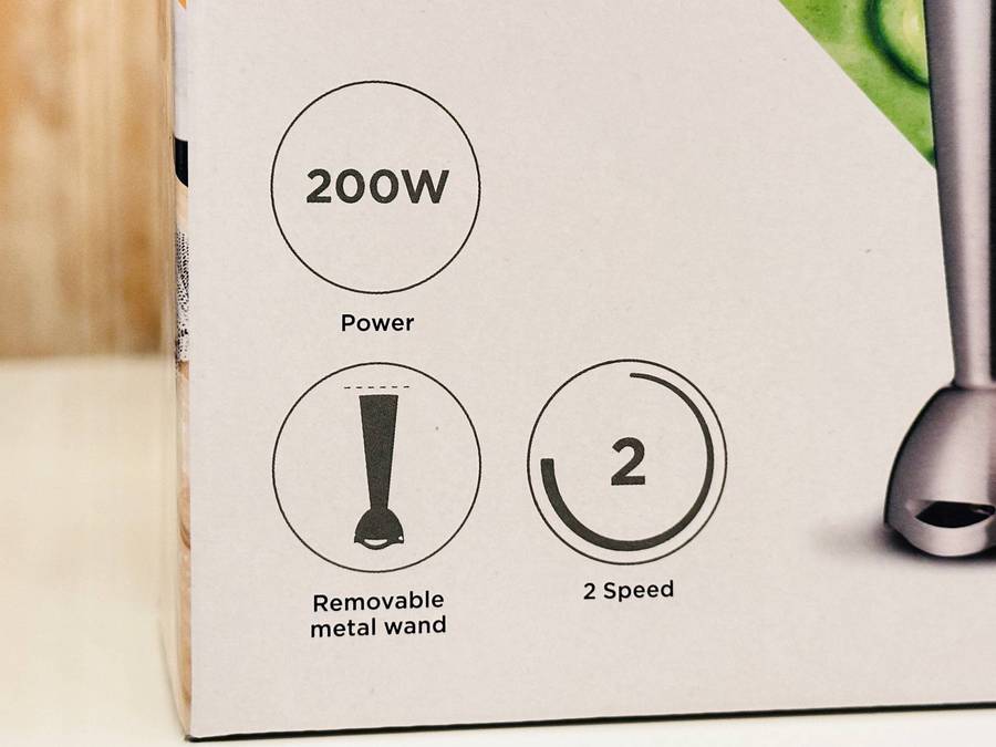 Kenwood Stainless Steel Electric Hand Blender with Original Box