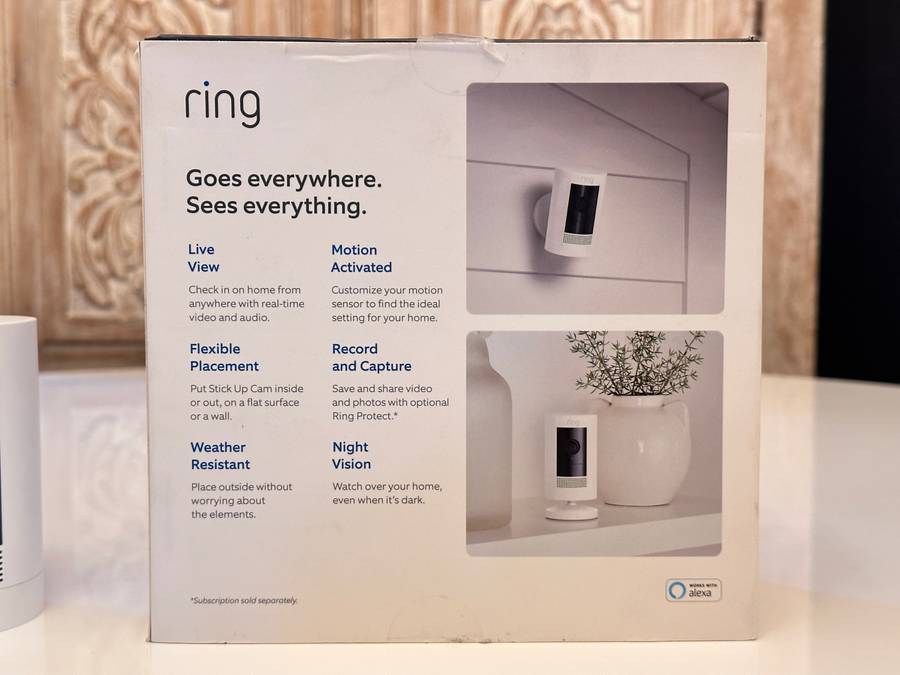 RING Wireless Smart Security Outdoor / Indoor Camera