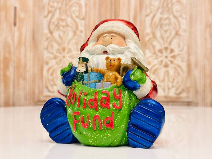 Noel Exclusive Collection Vintage Santa Money Box
