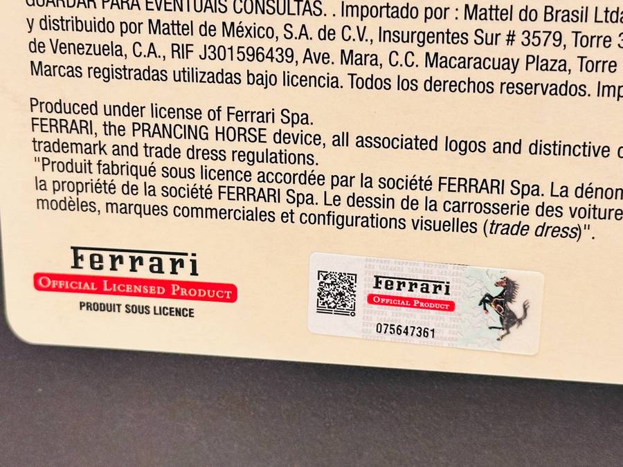 FERRARI Hot Wheels Elite Limited Edition 250 California 1:18 Model Collectable in Original Box