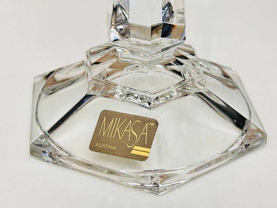 Exquisite Vintage Austrian Crystal Candle Holders