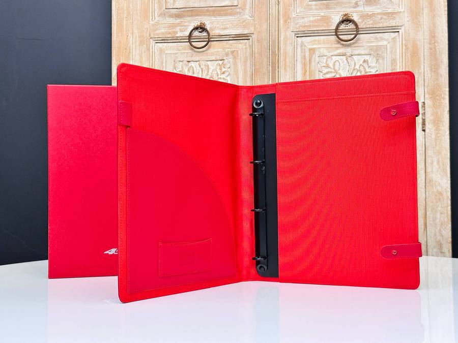 Ferrari A4 Poltrona Frau Leather Folder with Original Box