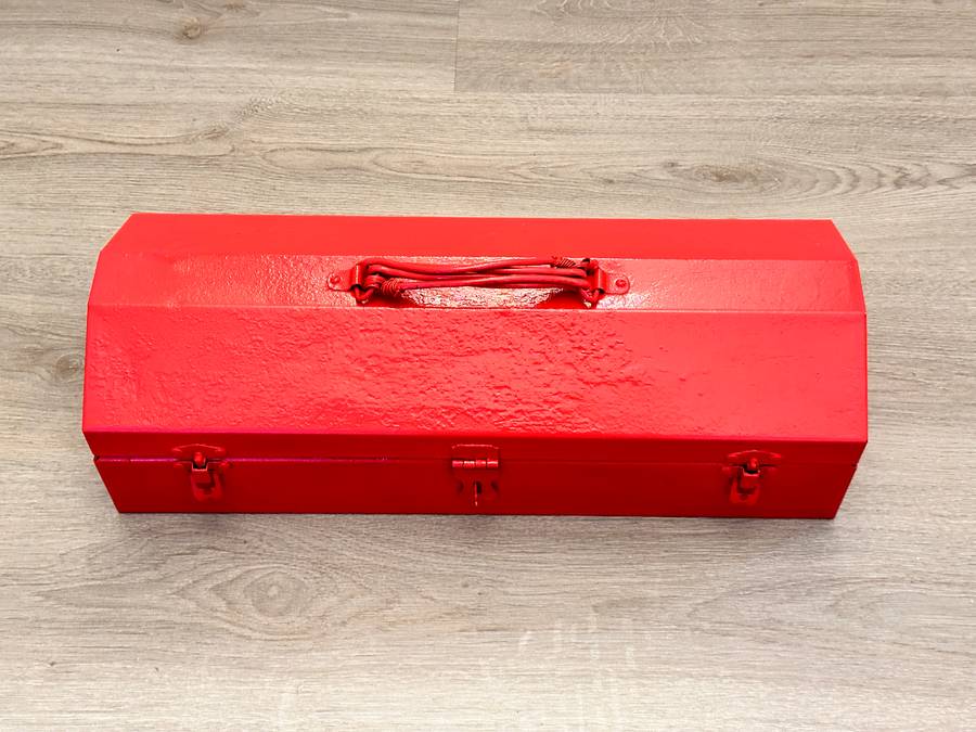 RARE FIND Large Vintage Metal Tool Box